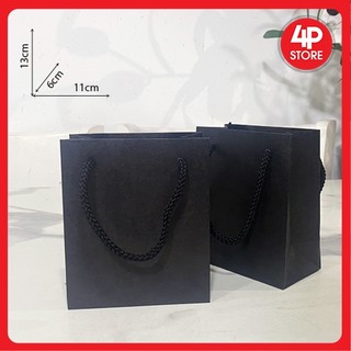 01 Túi [ 6 size ] Túi Kraft Xịn 120gsm Đen [ Q7 ]