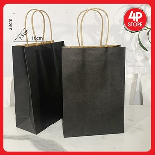 01 Túi [ 6 size ] Túi Kraft Xịn 120gsm Đen [ Q7 ]
