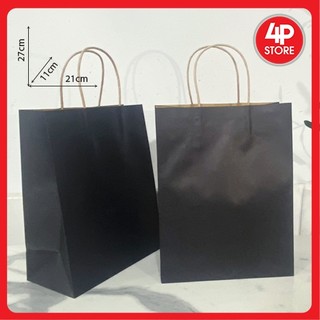 01 Túi [ 6 size ] Túi Kraft Xịn 120gsm Đen [ Q7 ]