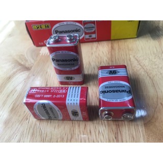 2 viên Pin vuông Panasonic 9V cho micro không dây, Pin 9V GP