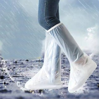 Ủng đi mưa 🏃𝐅𝐑𝐄𝐄𝐒𝐇𝐈𝐏🏃 Ủng bọc giày đi mưa cao cổ đế cao su chống trơn trượt chất liệu nhựa PVC cao cấp dầy dặn