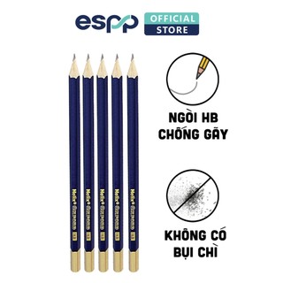 Vỉ 5 cây viết chì cao cấp ngòi chì HB - HELIX
