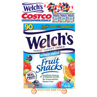 [COMBO 10 TÚI] Kẹo Dẻo Welch's Trái Cây Fruits Snack 25.5g - Hàng Mỹ