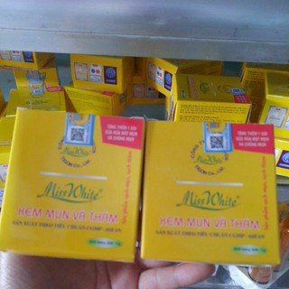 Kem nghệ misswhite hủ mụn thâm