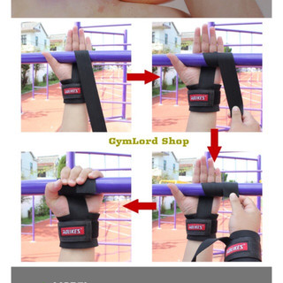 Dây kéo lưng xô có quấn cổ tay (có video) - LIFTING STRAP