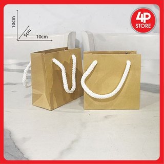 10 Túi Kraft Xịn màu Kraft nhiều Size
