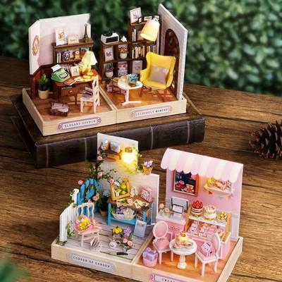 Mô hình Nhà Búp Bê Hãng CUTEROOM góc nhỏ hạnh phúc