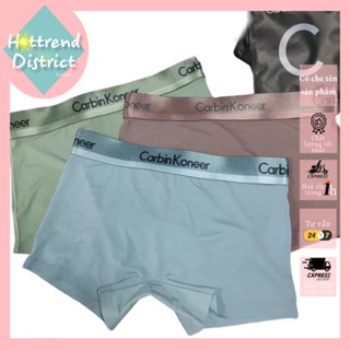 Quần Sịp Boxer, quần lót đùi chất liệu lụa lạnh CarbinKoneer cho Nữ/ Tomboy  chấm