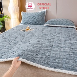 Thảm trải giường lông cừu 10 Màu Xu Hướng 2024, thảm nỉ nhung đa năng 3 lớp - Đủ Kích Thước