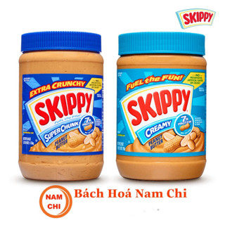 [1 HŨ] Bơ Đậu Phộng SKIPPY 1.36kg - Hàng Mỹ - Thơm Ngon Bổ Dưỡng