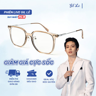 Gọng kính vuông nam nữ LILYEYEWEAR chất liệu nhựa cao cấp màu sắc hiện đại kiểu dáng thời trang 31237KOR