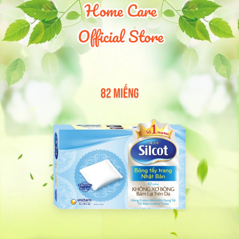 Bông Trang Điểm (Bông Tẩy Trang) Cao Cấp Silcot Premium ( Mẫu Mới )