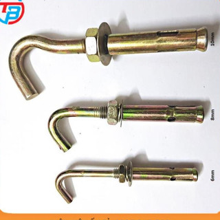 Nở sắt móc,tắc kê móc sắt phi 6 8 10mm