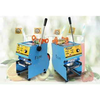 Máy dán ép dập nắp miệng ly cốc ETON D7