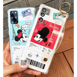 Ốp Lưng Samsung Galaxy S10 Plus / S10 / Note 9 / Note 8 / S9 Plus / S8 Plus Mickey Có Dây Xỏ Tay