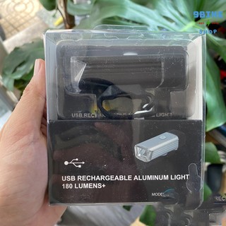 Đèn trước đèn pin,đèn chiếu sáng xe đạp sạc USB màu đen,nhỏ gọn,siêu sáng