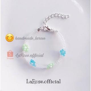 Set vòng tay Lalisa vòng hoa, vòng nhiều màu, set 2 vòng