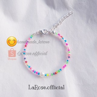 Set vòng tay Lalisa vòng hoa, vòng nhiều màu, set 2 vòng