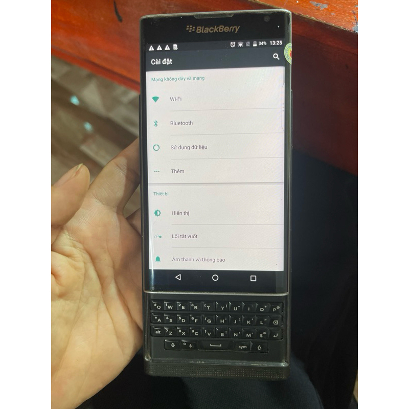 Xác điện thoại Blackberry Priv