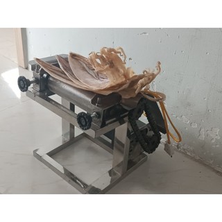 Máy cán khô mực bằng inox chạy điện siêu nhanh cho quán nhậu, nhà hàng
