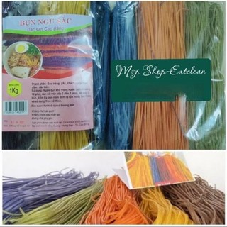 Bún Ngũ Sắc Cao Bằng siêu rẻ,ăn kiêng Mix theo Mùa(/chùm ngây/Bún Cẩm/ngô/gấc/.....) gói 1kg