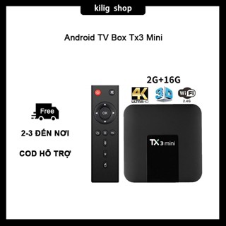 Android TV Box Tx3 Mini G7 MAX   Bản 2G+16GB Tiếng Việt Wifi 5G Smart Tivi Box Xem Truyền Hình 100 Kênh Miễn Phí,Youtube