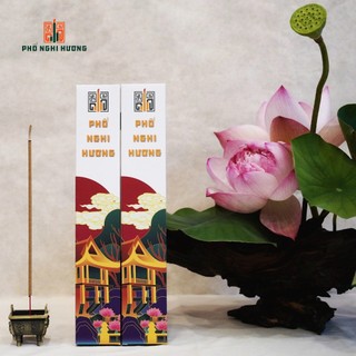 Nhang sạch Hương Bài - Phổ Nghi Hương 32cm - 100 gram - Nhang thơm tự nhiên 100% không chứa hoá chất