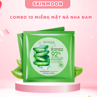 COMBO 10 miếng mặt nạ Nha Đam, Lô Hội Bioaqua