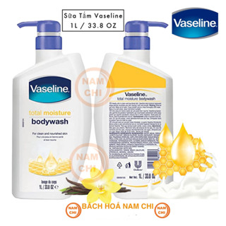 Sữa Tắm VASELINE 1L Total Moisture Bodywash For Clean And Nourished Skin - Hàng Mỹ