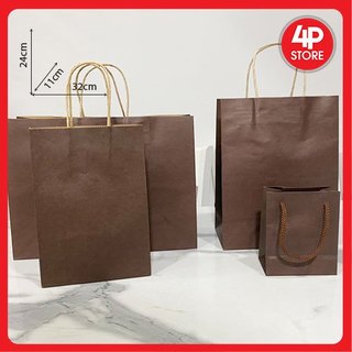 01 Túi [ 3 size ] Kraft 120gsm Nâu Đậm [ Q7 ]