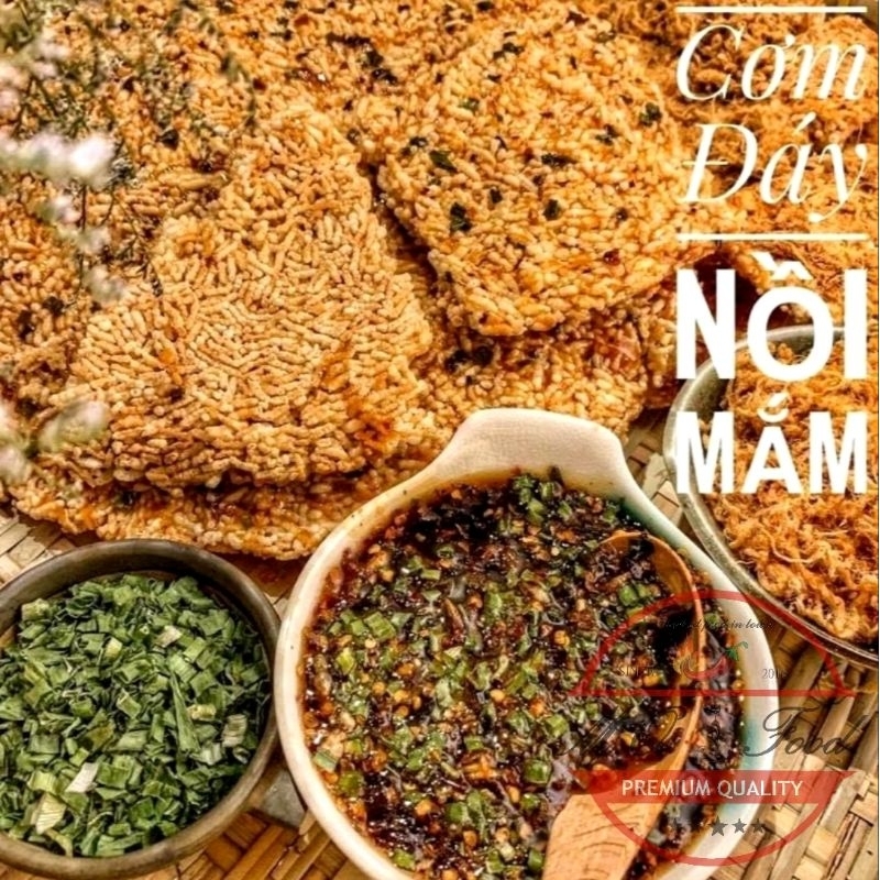 Cơm Cháy Đáy Nồi Mắm Hành 500gr