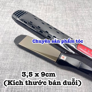 ✅Super - Máy duỗi tóc cao cấp bản trung 3,5cm không màn hình hiển thị đèn LED hiệu suất nhiệt độ ổn định