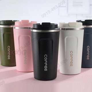 Bình giữ nhiệt Coffee inox 304 dung tích 500ml kiểu dáng châu âu cầm tay sang trọng
