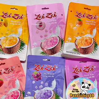 Thạch dừa uống trái cây Zai Zai Đức Hạnh nhiều vị (gói 180g)