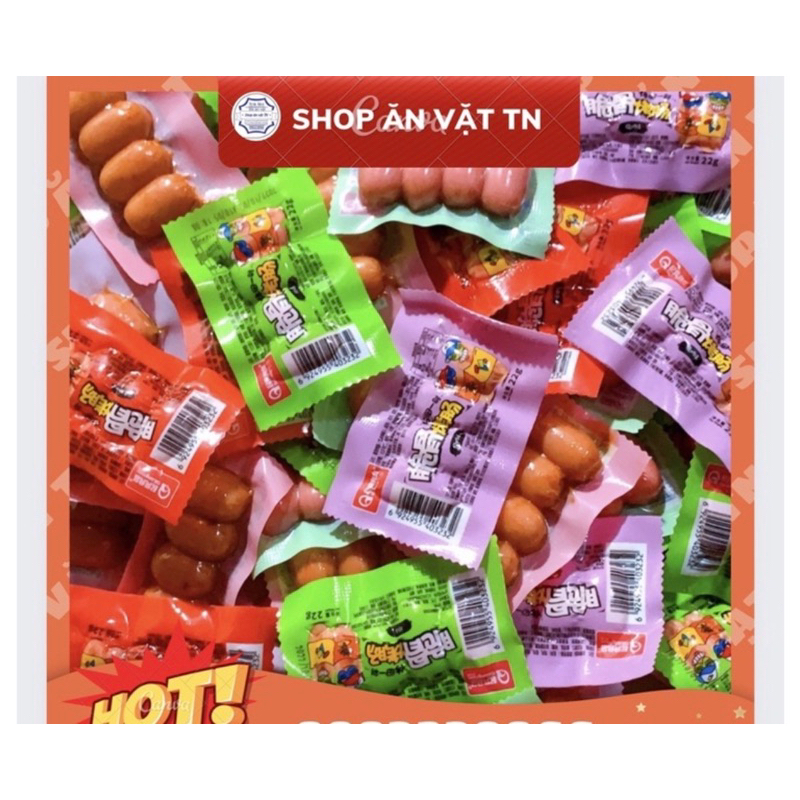 xúc xích sụn non bi 4 viên