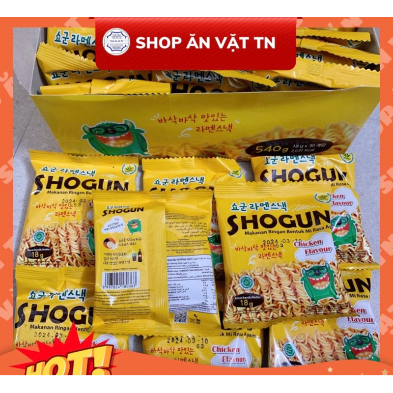 Mì trẻ em shogun ăn liền (gói 18gr)