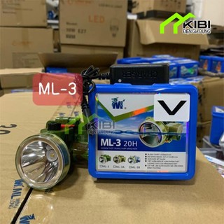 Đèn pin đội đầu siêu sáng, đèn led đội đầu ML3