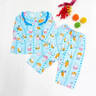 [22-23kg] Đồ bộ tole quần dài tay dài cho bé gái 22-23kg
