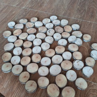 Lát gỗ dùng decor trang trí