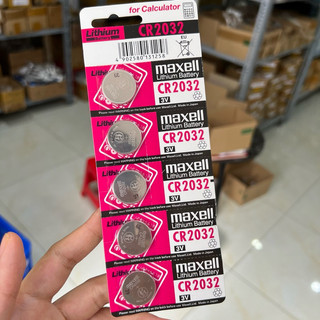 Vỉ pin 2032 CR2032 Maxell chính hãng 100% Nhật Bản dùng để thay điều khiển các loại