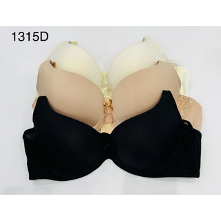 Áo ngực Jossi 315 trơn phối ren mút vừa cúp nguyên