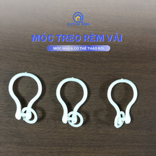 Móc treo rèm vải , móc nhựa treo màn tháo rời tiện lợi - xưởng màn quỳnh anh