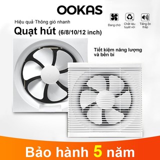 OOKAS Quạt hút mùi quạt thông gió hút mùi quạt hút mùi bếp quạt gắn tường quạt hút khóiSử dụng trong nhà bếp, phòng