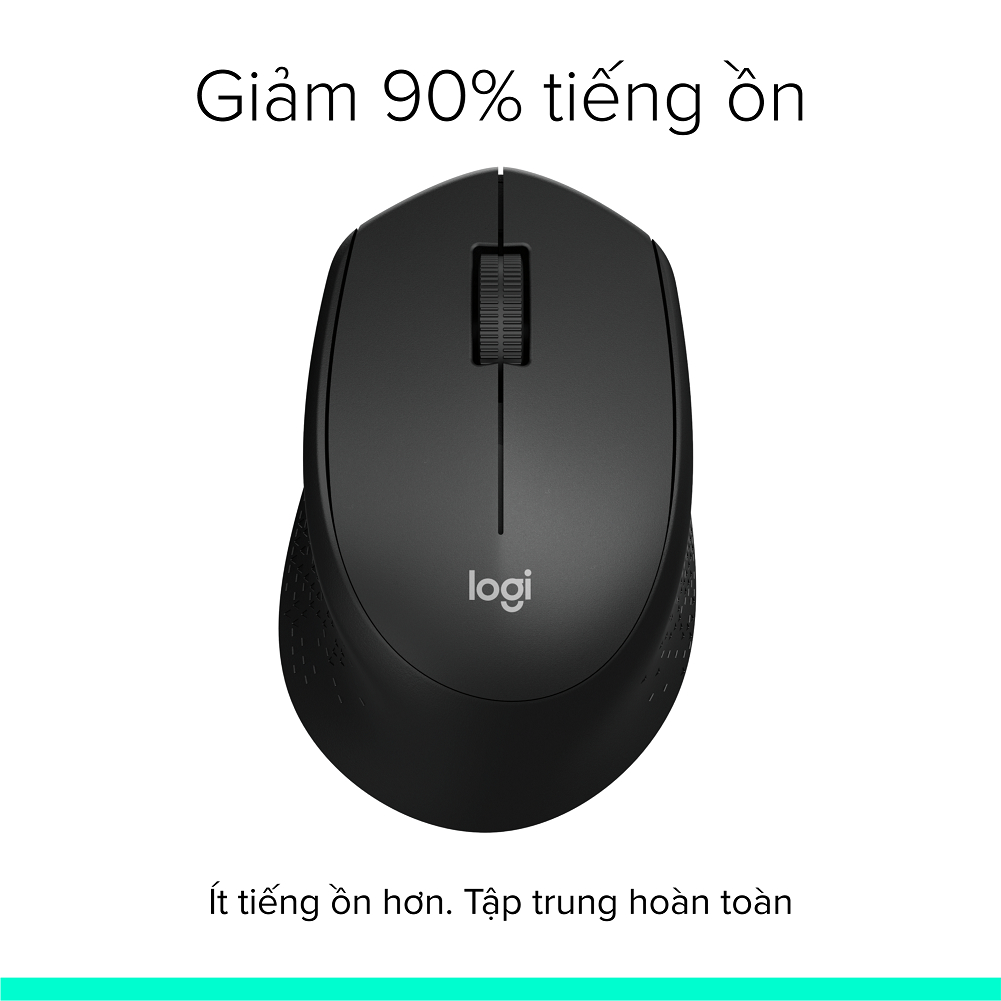 Chuột không dây Logitech M330 Silent Plus - Giảm ồn, USB, thuận tay phải, PC/ Laptop | BigBuy360 - bigbuy360.vn