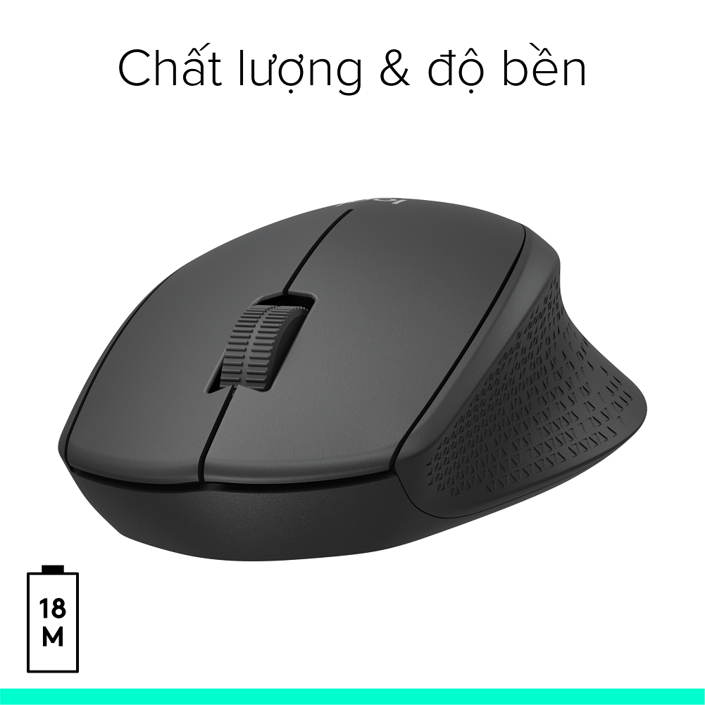 Chuột không dây Logitech M330 Silent Plus - Giảm ồn, USB, thuận tay phải, PC/ Laptop | BigBuy360 - bigbuy360.vn