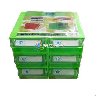 Hộp đựng 6 ngăn đựng linh kiện vật tư phụ kiện chi tiết nhỏ