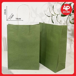 01 Túi 16x23x7.5cm Kraft Xịn [ nhiều màu ] [ Q7 ]