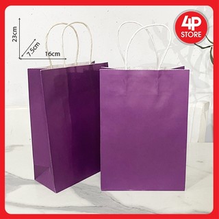 01 Túi 16x23x7.5cm Kraft Xịn [ nhiều màu ] [ Q7 ]