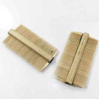 Lược bí chải chấy bằng gỗ bằng nhựa cao cấp, lược dầy, lược dày chải đầu, lược chải chấy