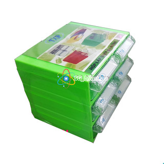 lock hộp đựng linh kiện đa năng 6 ngăn lắp ghép tháo rời